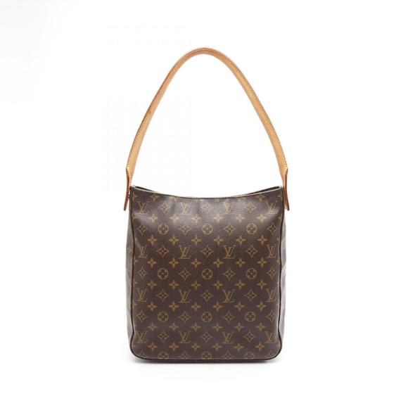 LOUIS VUITTON Brown Monogram Leather Shoulder Bag - Picture 1 of 11